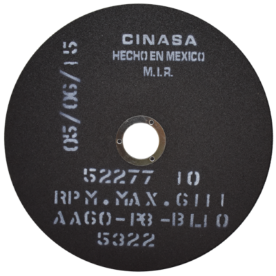 Disco de Corte Metalográfico, Artículo 5322