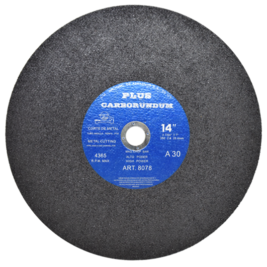 Disco de Corte para Acero al Carbón, Artículo 8078