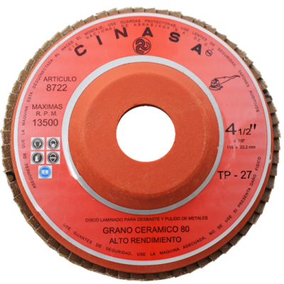 Disco de Lija Laminado, Artículo 8722